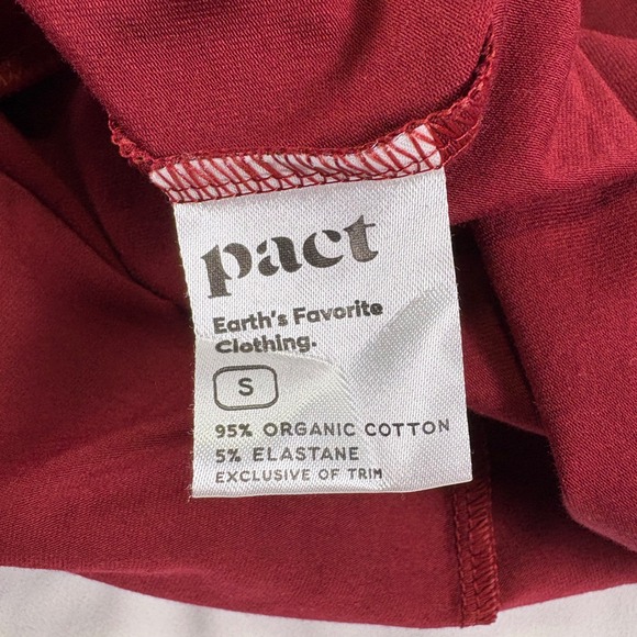 Pact Fit Flare Easy Dress Organic Cotton Dress S Granola Capsule Minimalist - Picture 7 of 11